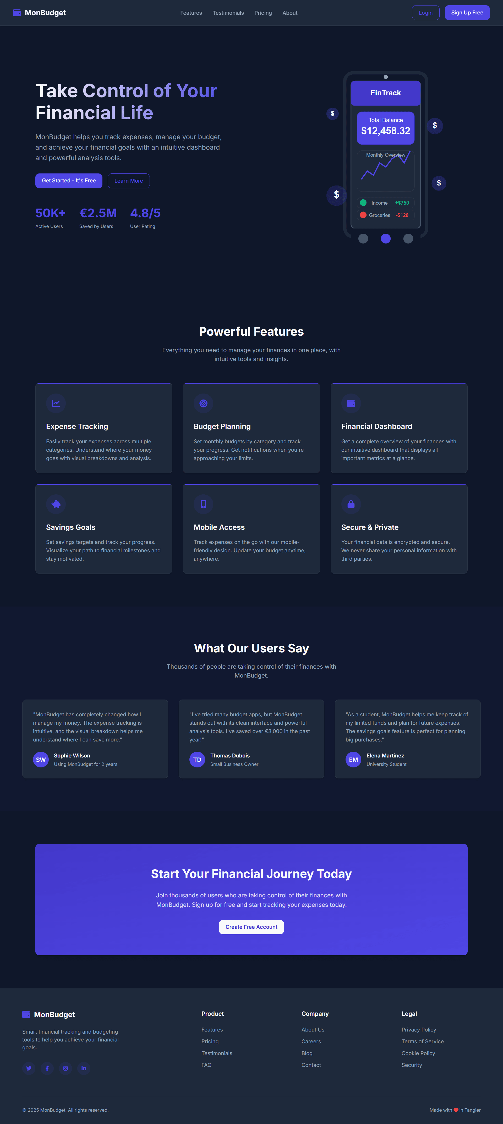 Personal Finance Manager